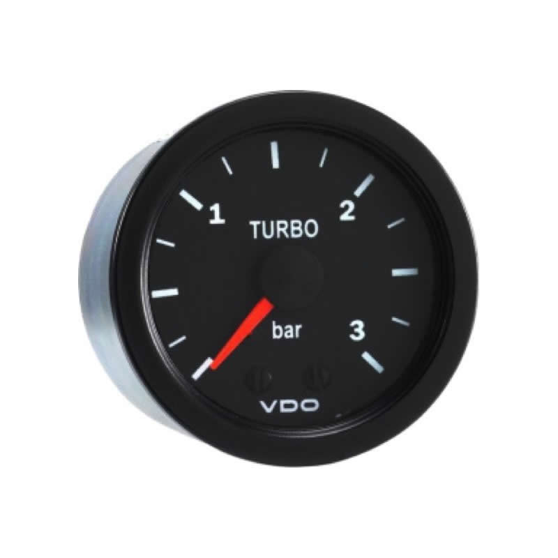 VDO Cockpit Vision Pressure gauge 0 tot 3Bar 52mm gauge